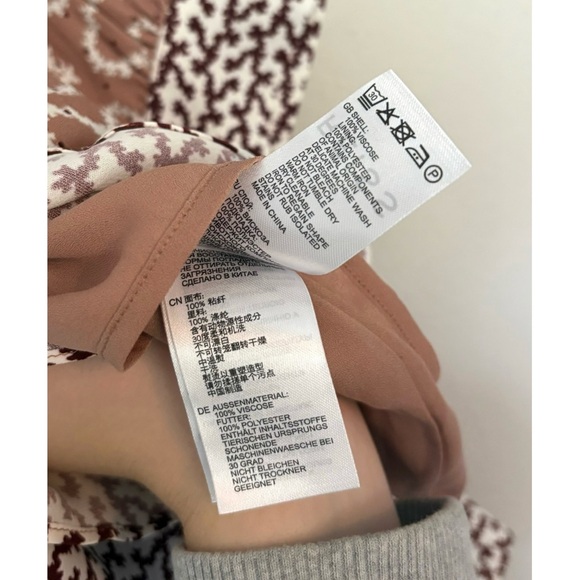 NWT Reiss Georgie Mixed Print Mini Dress - Picture 7 of 7